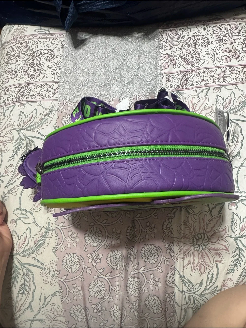 Disney Oogie Boogie Round Crossbody Bag - Green, Yellow, Purple, Red
